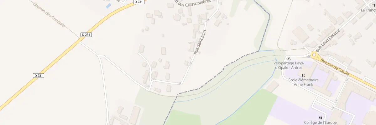Plan du 396 Rue Saint Jean à Brêmes