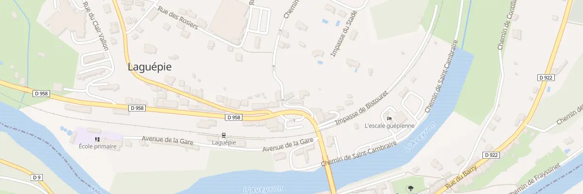 Plan du 5175 Che de la Mayounelle à Laguépie