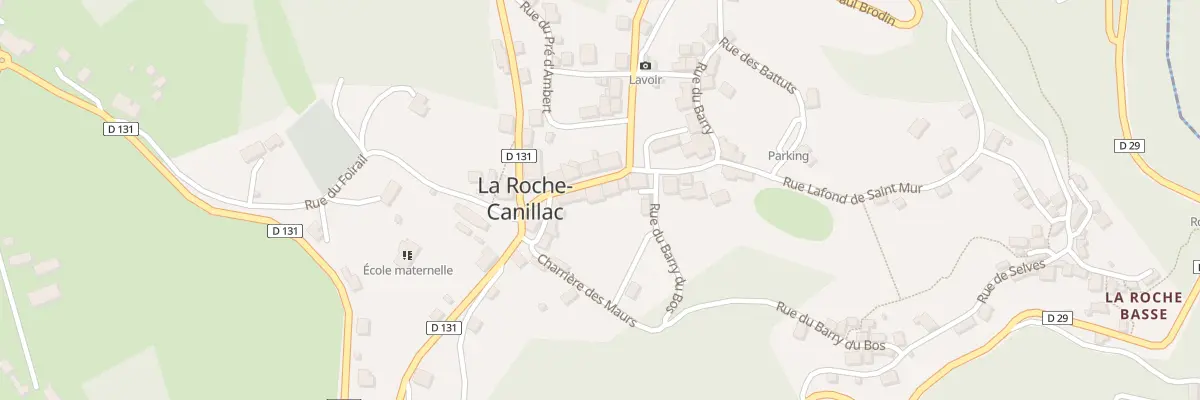 Plan du 7 Rue Saule à La Roche-Canillac
