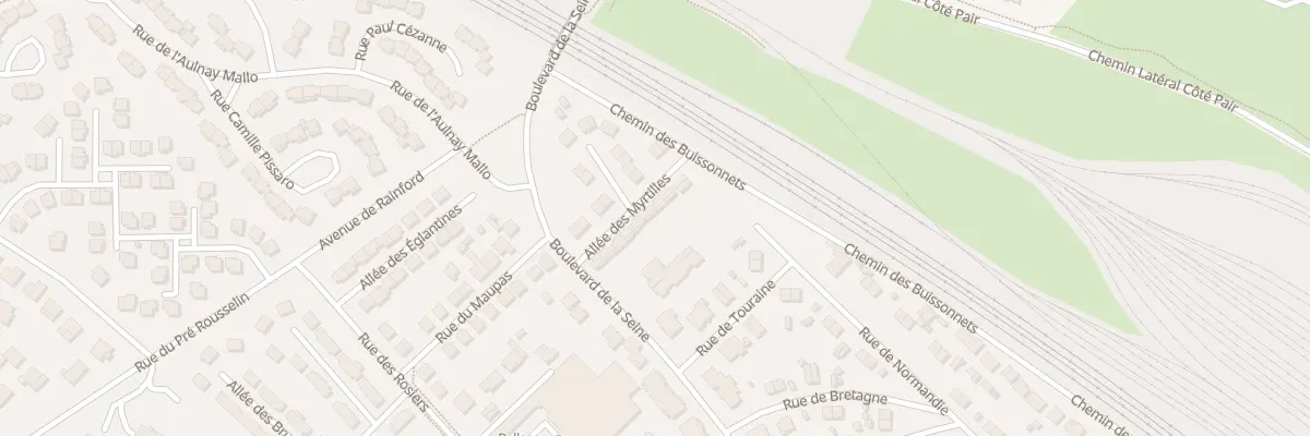 Plan du 10 All des Aubépines à Verneuil-sur-Seine