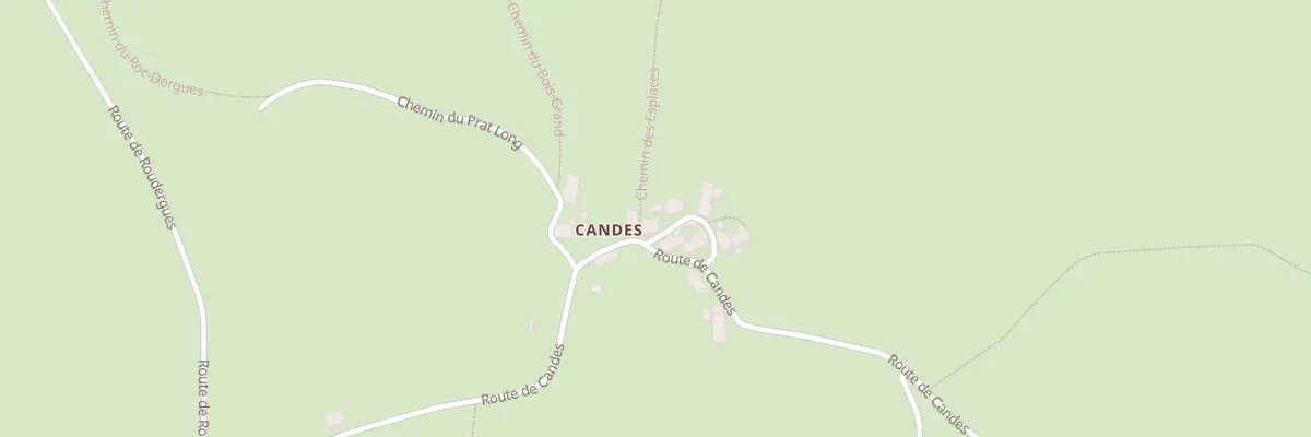 Plan du 2022 Rte de Candes à Sousceyrac-en-Quercy