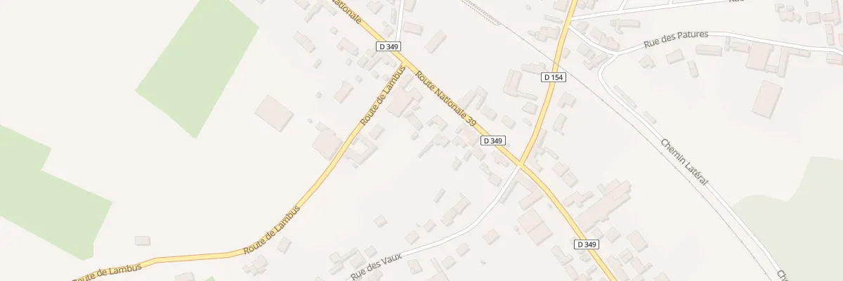 Plan du 591 Rte Nationale à Aubin-Saint-Vaast