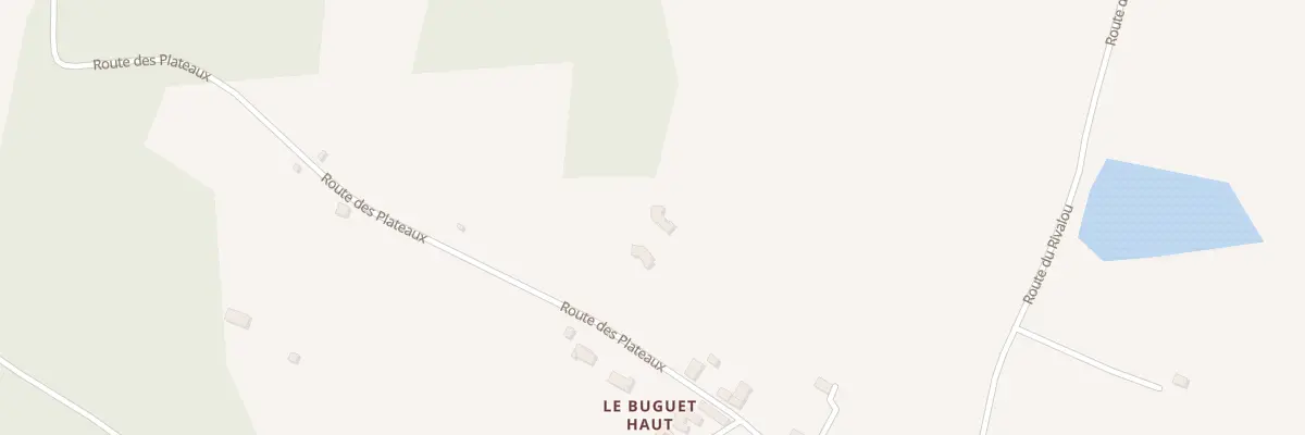 Plan du 728 Rte des Plateaux à Damiatte