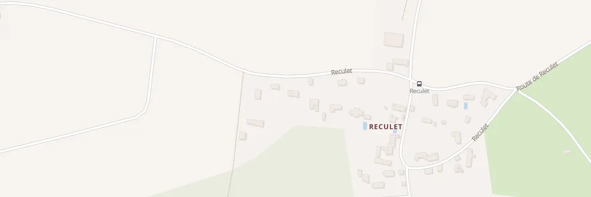 Plan du 34 Reculet à Longvilliers