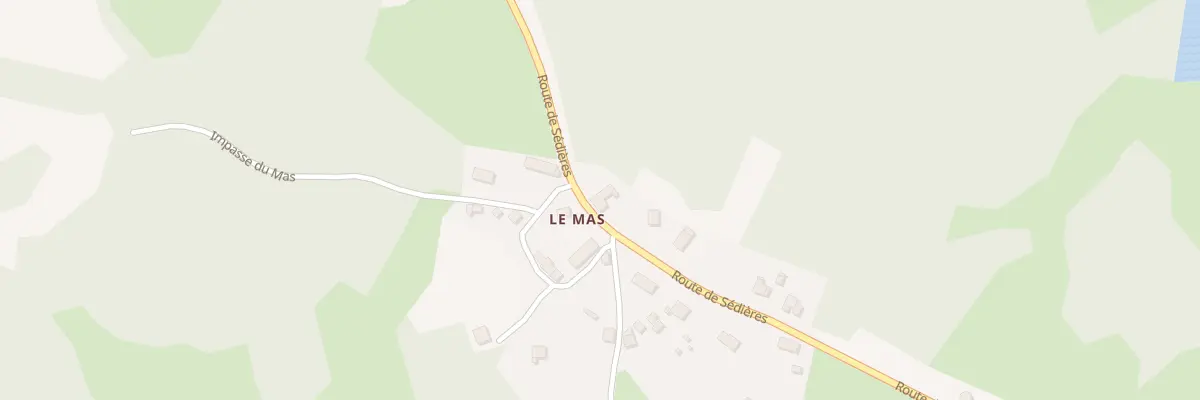 Plan du 28 Rte de Sedières à Clergoux