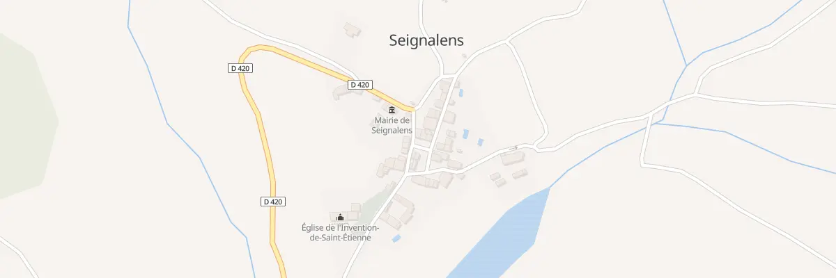 Plan du 11 Le Village à Seignalens