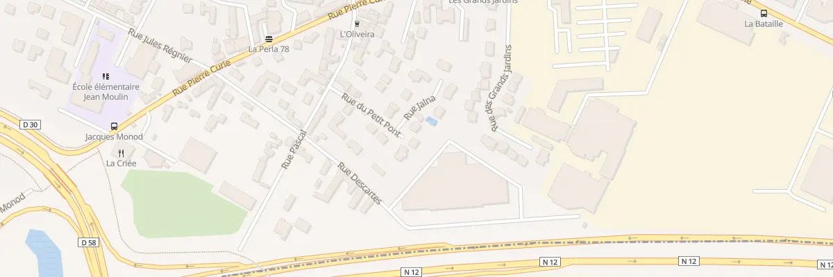 Plan du 12 Rue du Petit Pont à Plaisir