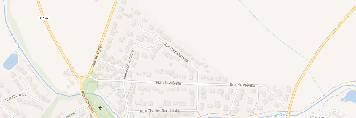 Plan du 258 Rue Paul Verlaine à Saint-Cyr-en-Val