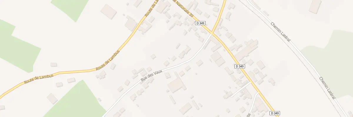 Plan du 116 Rue des Vaux à Aubin-Saint-Vaast