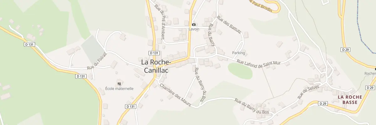 Plan du 3 Rue Saule à La Roche-Canillac