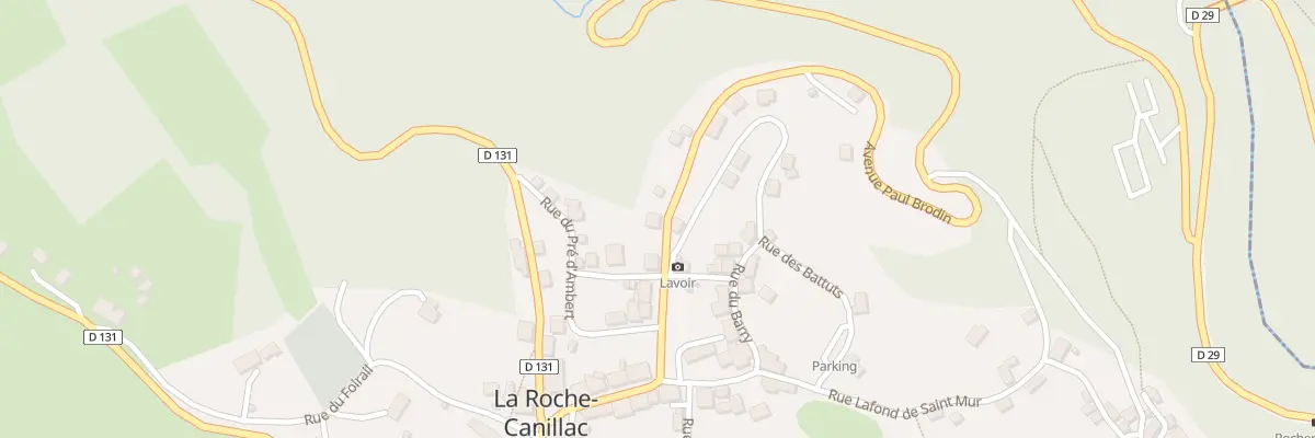 Plan du 7 Av Paul Brodin à La Roche-Canillac