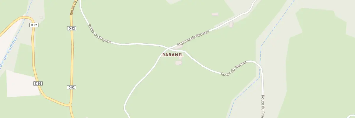 Plan du 5068 Rabanel à Saint-Bressou
