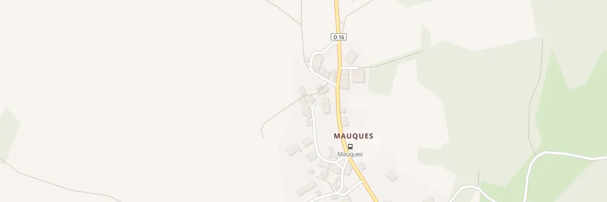Plan du 15 Mauques à Glénic