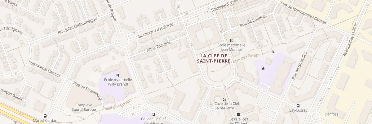 Plan du 5 Rue de Lisbonne à Élancourt