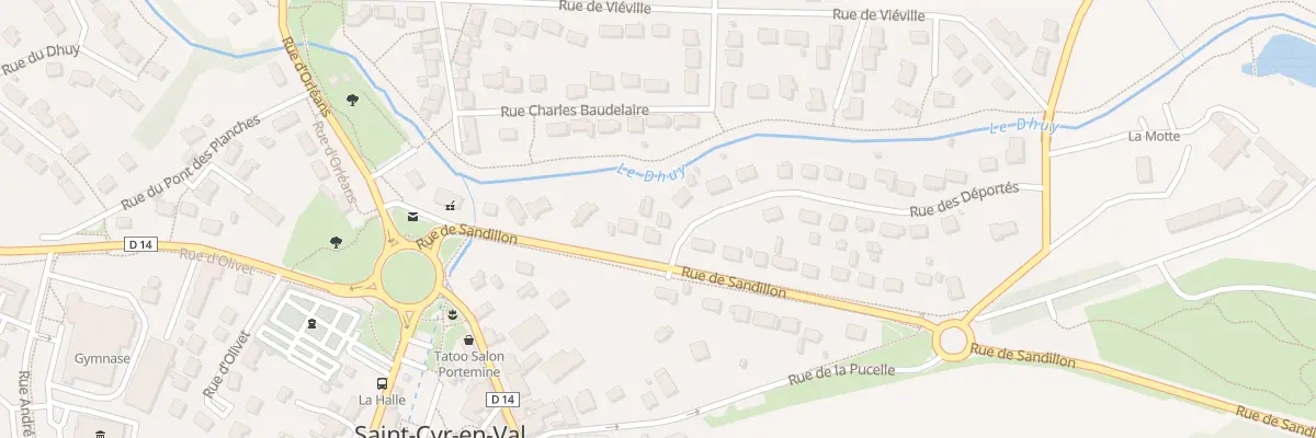 Plan du 5115 Rue de Sandillon à Saint-Cyr-en-Val