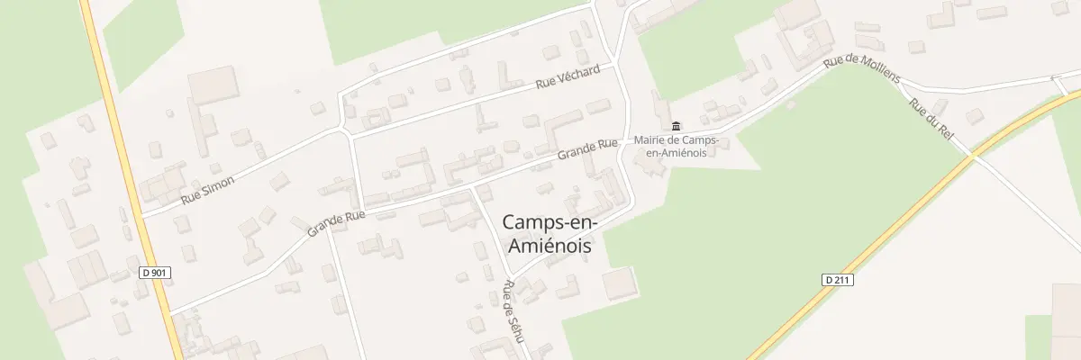 Plan du 3 Gr Grande Rue à Camps-en-Amiénois