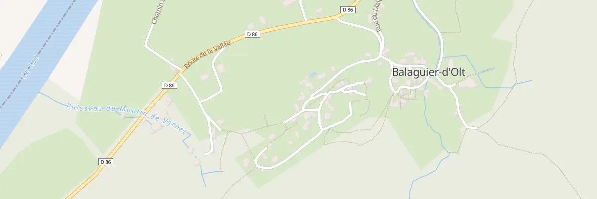 Plan du 5027 Balaguier à Balaguier-d’Olt
