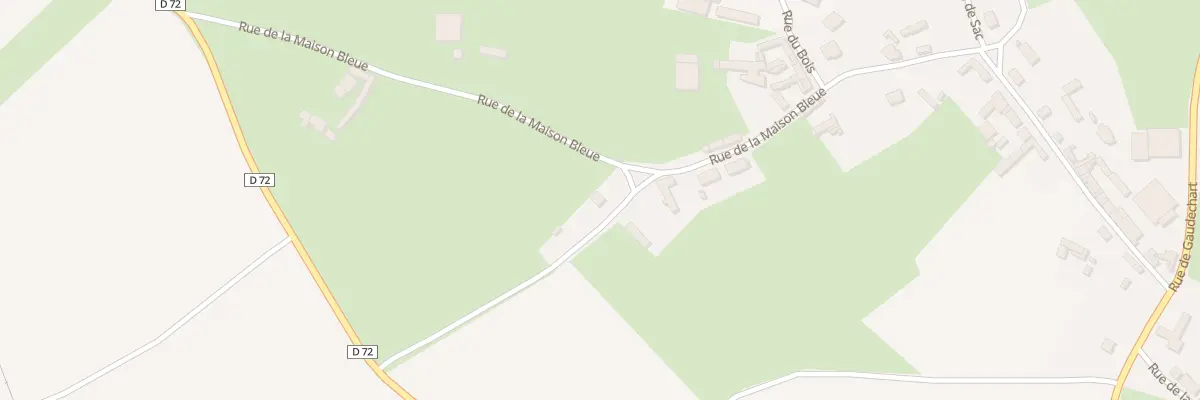 Plan du 13 Rue de la Maison Bleue à Grez