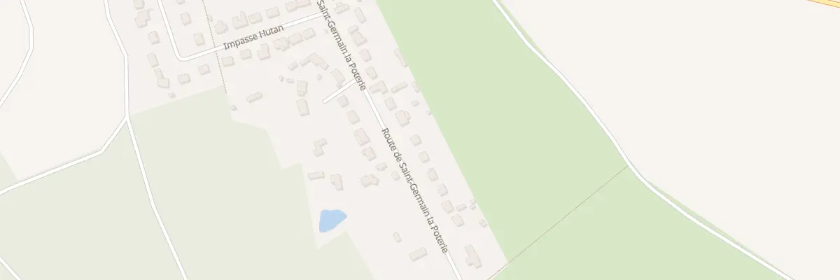Plan du 25 Rte de St Germain La Poterie à Savignies
