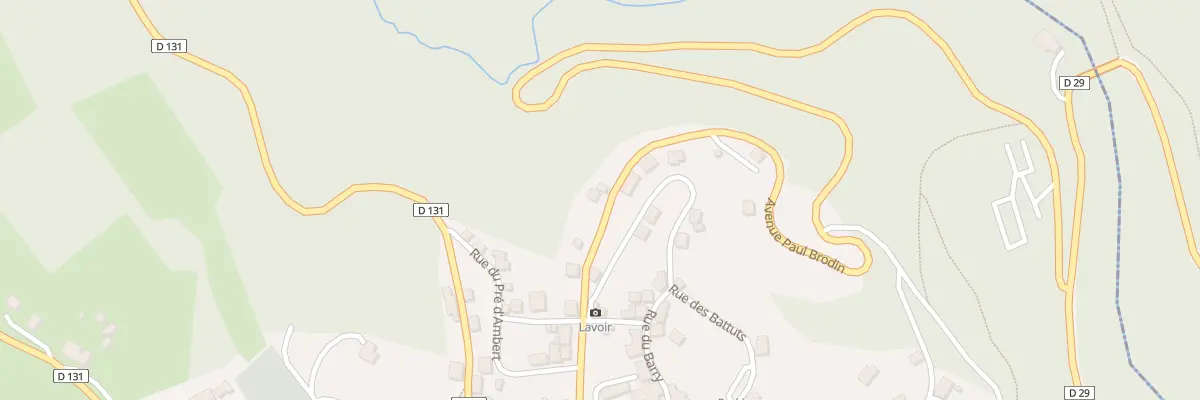 Plan du 9 Av Paul Brodin à La Roche-Canillac