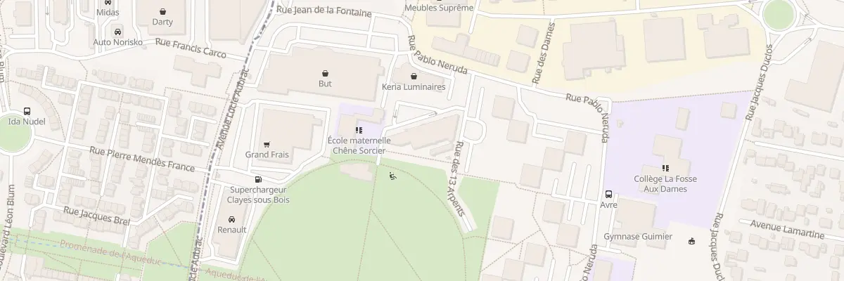Plan du 2 Rue du Chêne Sorcier aux Clayes-sous-Bois