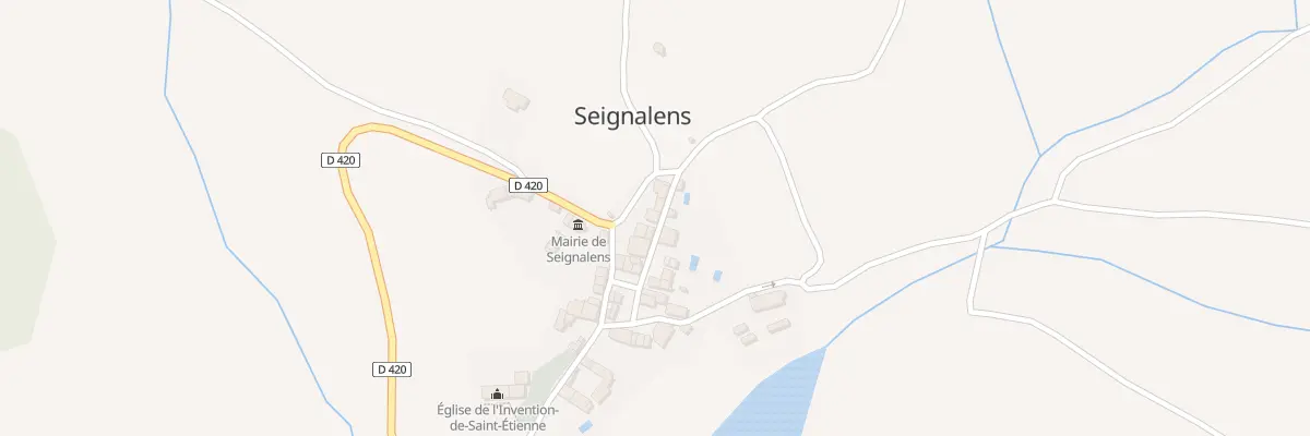 Plan du 4 Le Village à Seignalens