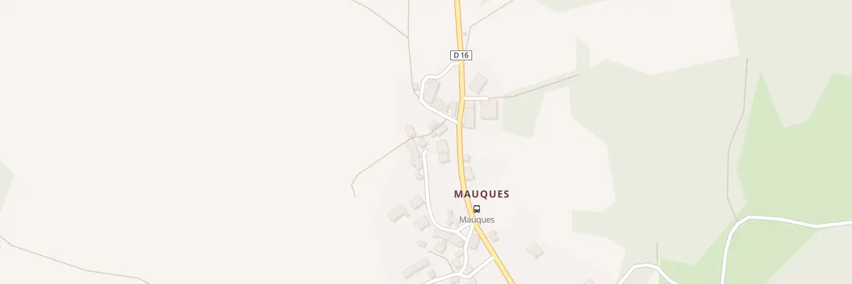 Plan du 14 Mauques à Glénic