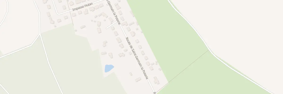 Plan du 27 Rte de St Germain La Poterie à Savignies