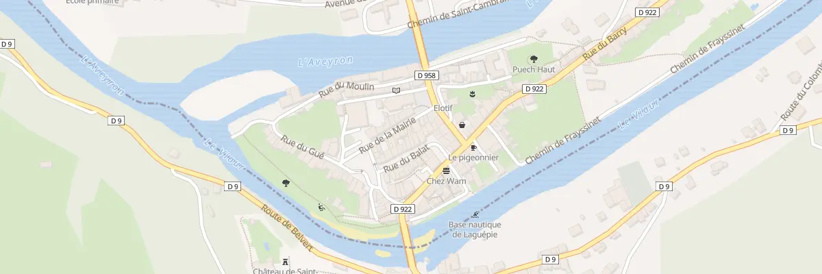 Plan du 5341 Rue du Balat à Laguépie
