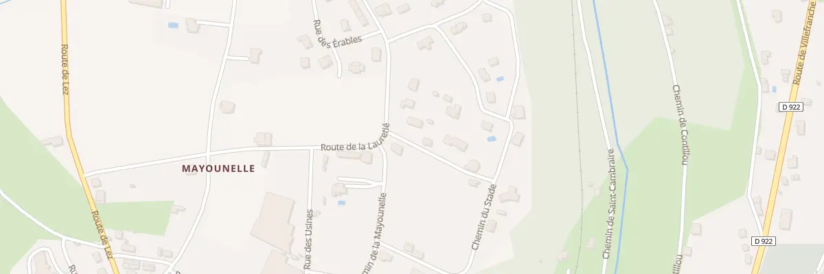 Plan du 16 Rue des Chenes à Laguépie