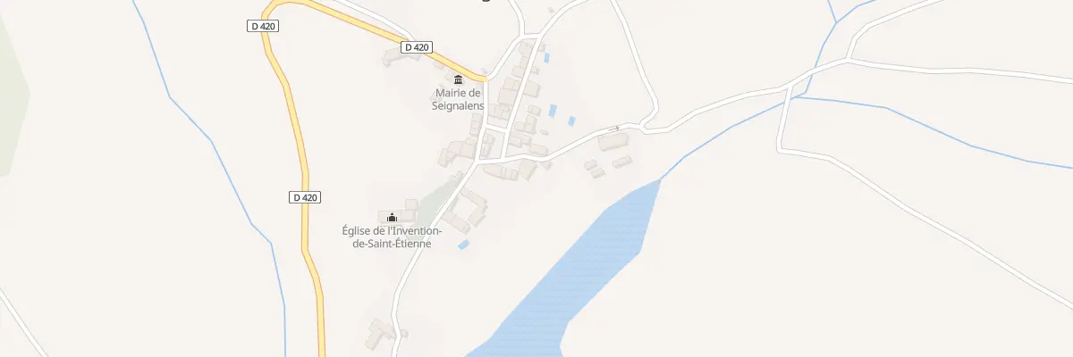 Plan du 5001 Le Village à Seignalens