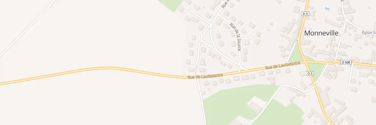 Plan du 10 Imp de la Fontaine à Monneville