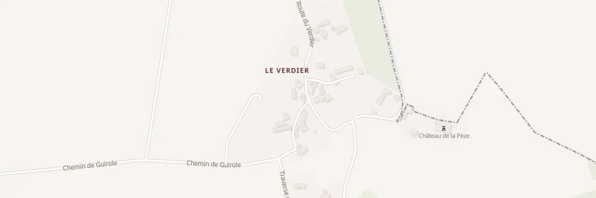Plan du 5069 Le Verdier à Savignac