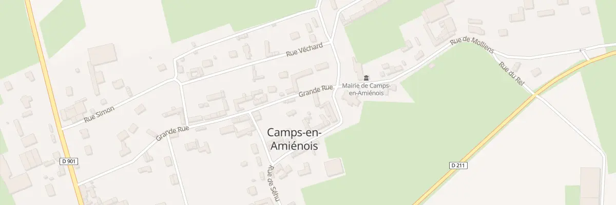 Plan du 2 Rue de Séhu à Camps-en-Amiénois