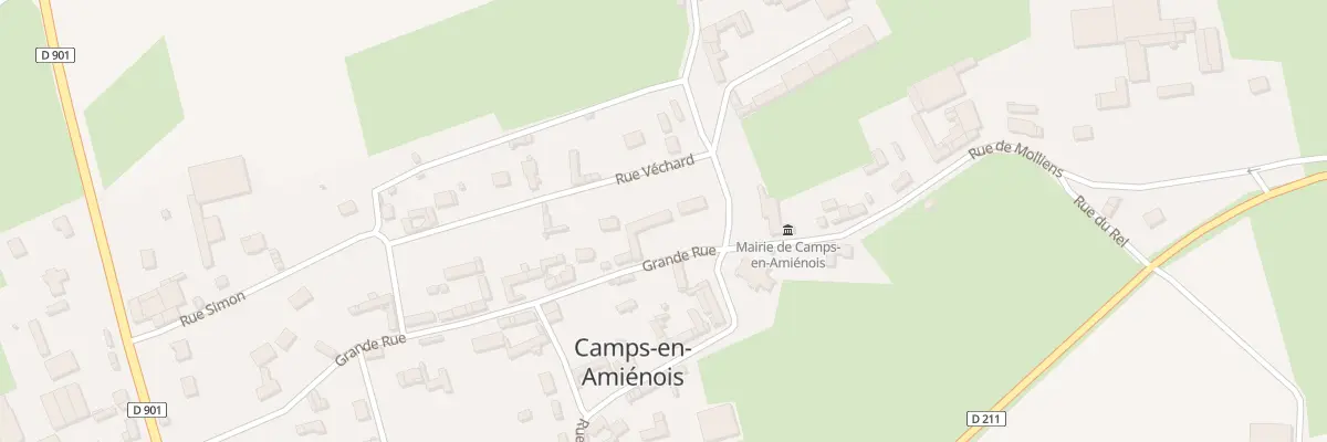 Plan du 4 Gr Grande Rue à Camps-en-Amiénois
