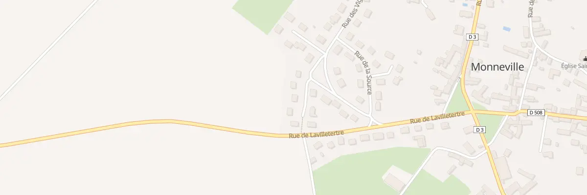 Plan du 8 Imp de la Fontaine à Monneville