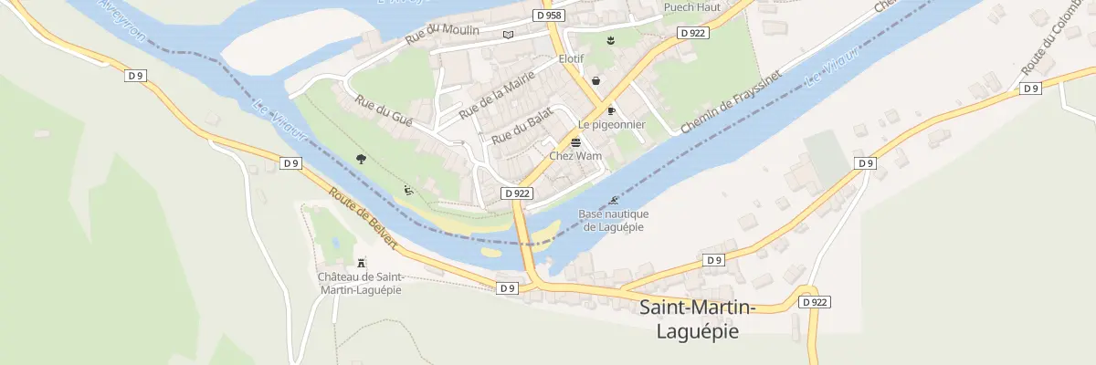 Plan du 5399 Pl Henri Granier à Laguépie