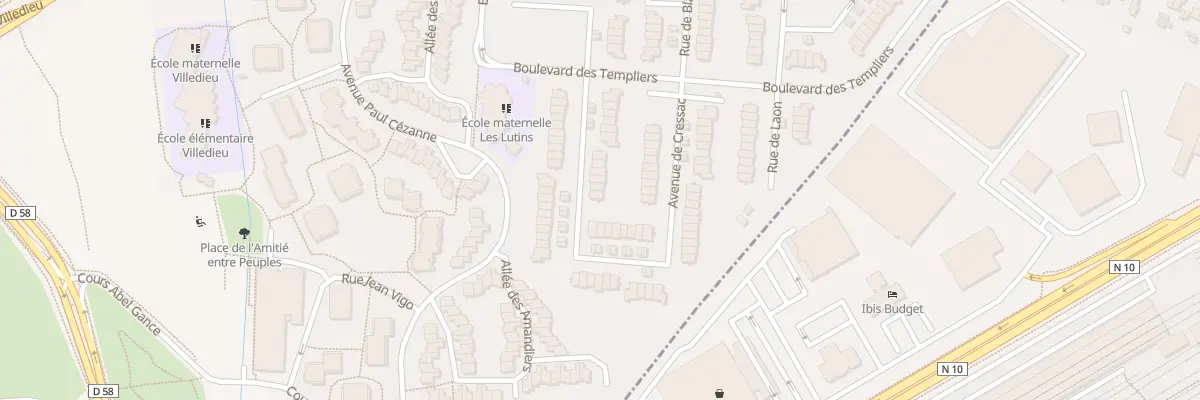 Plan du 38 Av de Cressac à Élancourt