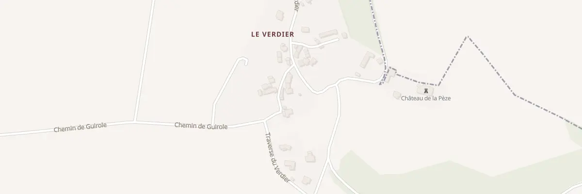 Plan du 5071 Le Verdier à Savignac