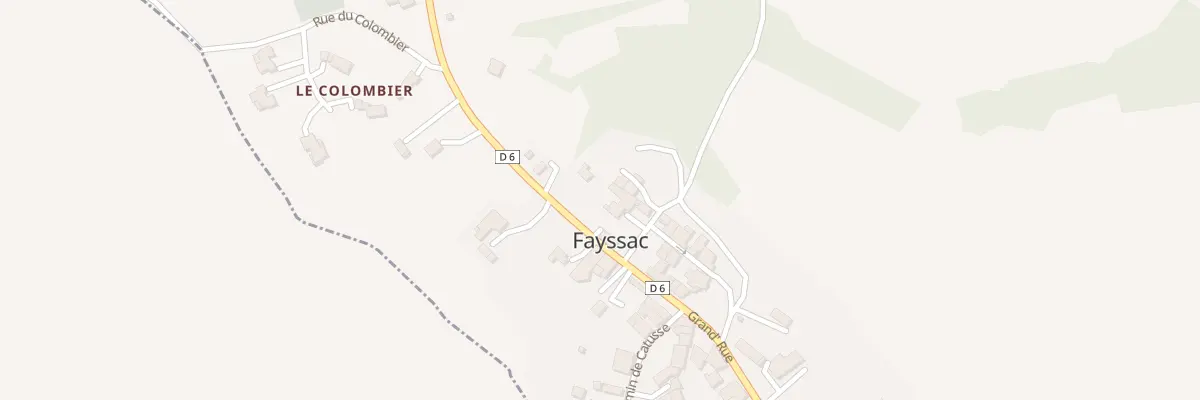 Plan du 5019 La Combe à Fayssac