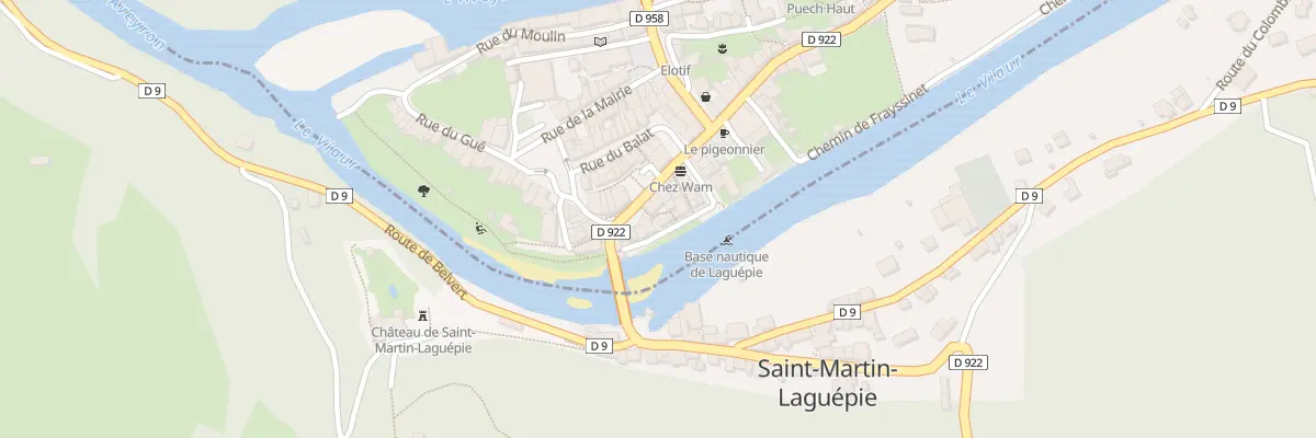 Plan du 2 Imp Henri Granier à Laguépie