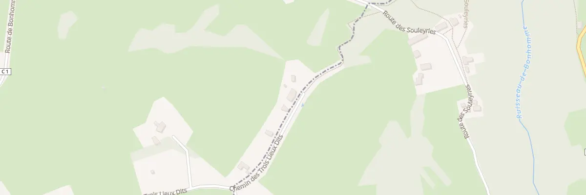 Plan du 5096 Les Ramondies à Fons