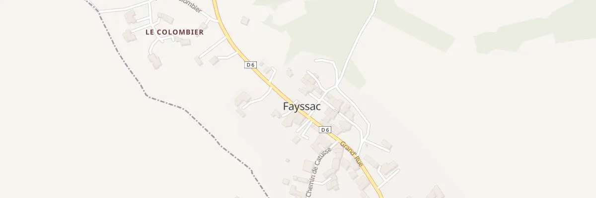 Plan du 5019 Fayssac à Fayssac