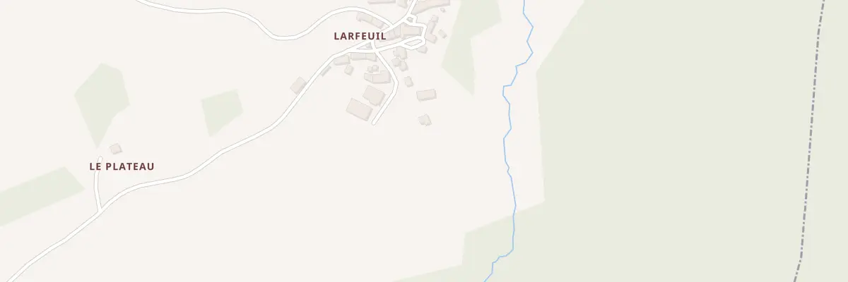 Plan du 9 Larfeuil à Tarnac