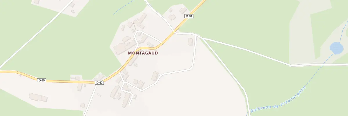 Plan du 12 Montagaud à Roches
