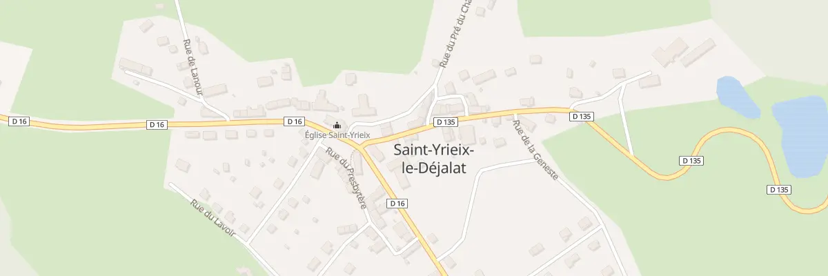Plan du 2 Av de la Mairie à Saint-Yrieix-le-Déjalat