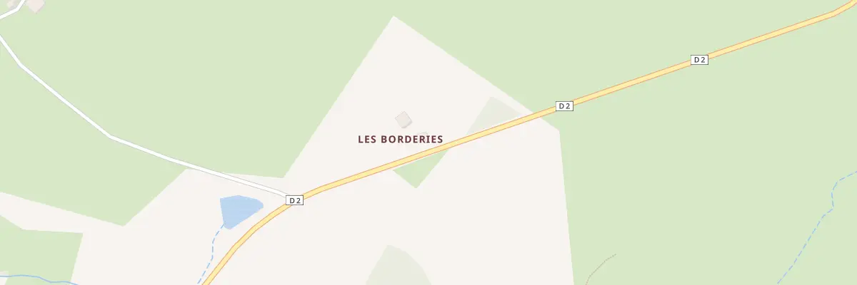 Plan du 1 Les Borderies à Nouziers