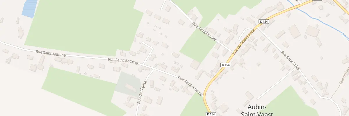Plan du 114 Rue Saint Antoine à Aubin-Saint-Vaast