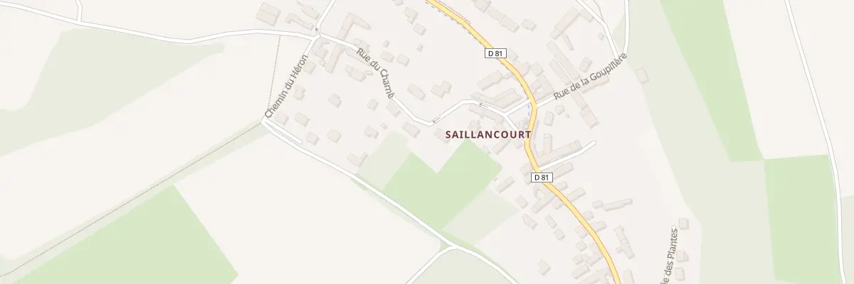 Plan du 9 Rue du Charné à Sagy