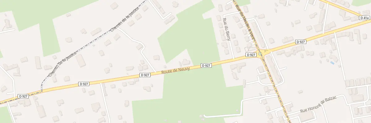 Plan du 5 Rte Neuvy au Magny